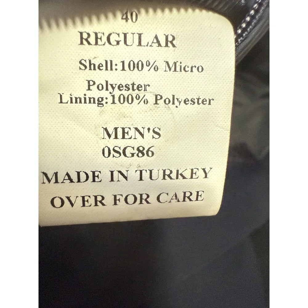 LL Bean‎ - Men's Navy Blue Blazer Sport Coat - Gold Buttons Classic - 40 Regular